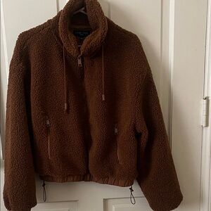 Love Tree Chocolate Brown Fleece Jacket